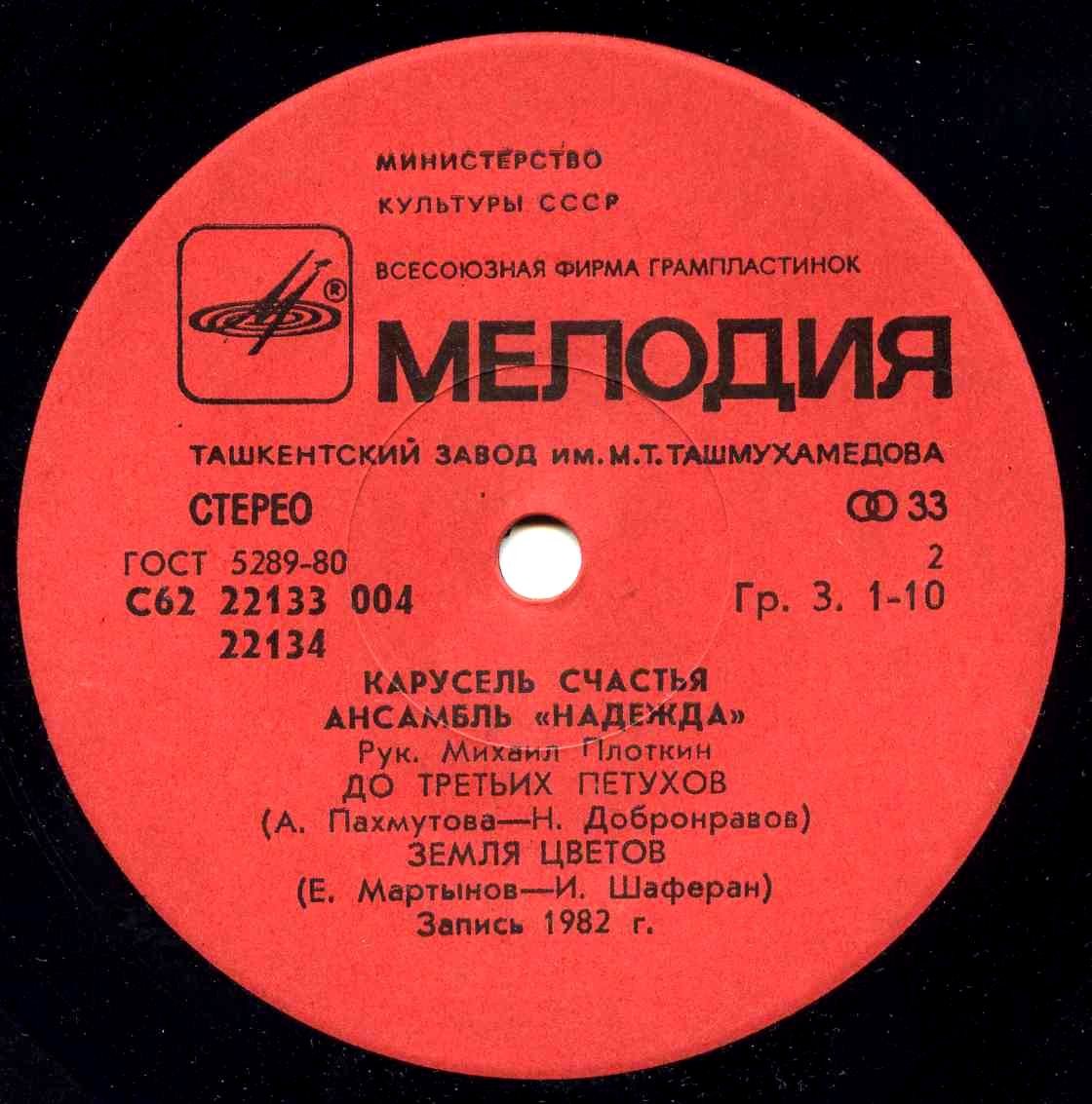 Ансамбль "Надежда".  Карусель счастья