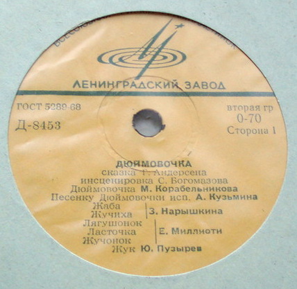 Г. Х. Андерсен. Дюймовочка