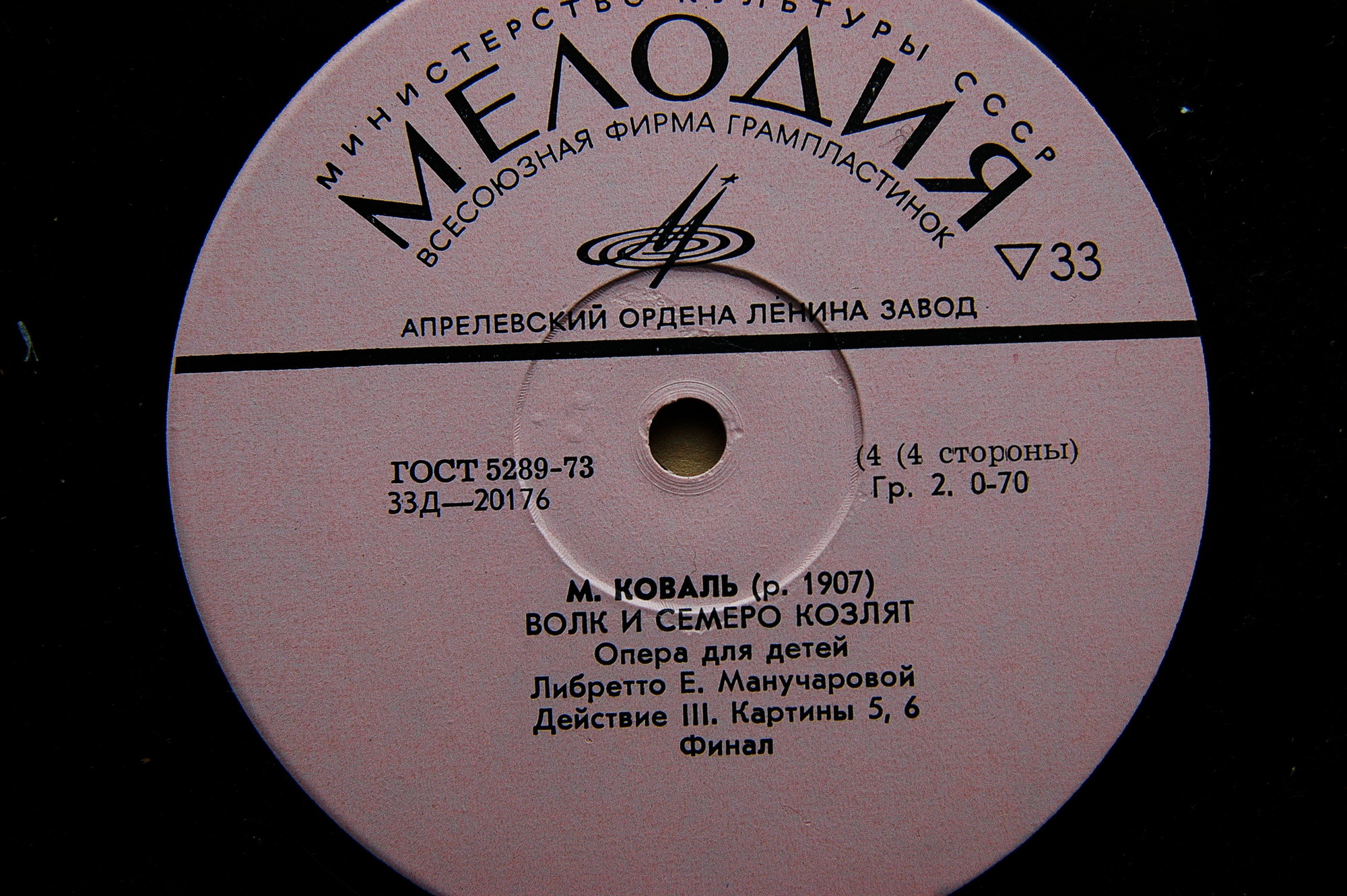 М. КОВАЛЬ (1907-1971) «Волк и семеро козлят»: опера для детей