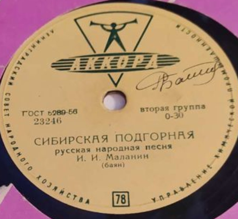 И. И. Маланин (баян) – Сама садик я садила / Сибирская подгорная