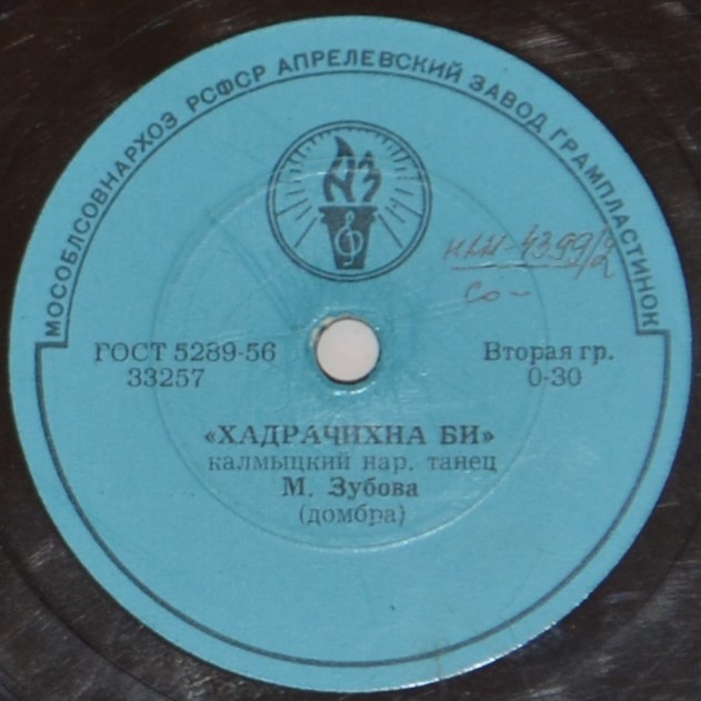 М. ЗУБОВА (домбра)