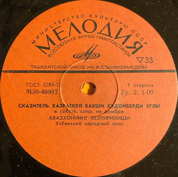 АВАЗХОННИНГ КЕЛТИРИЛИШИ. Узбекский народный эпос