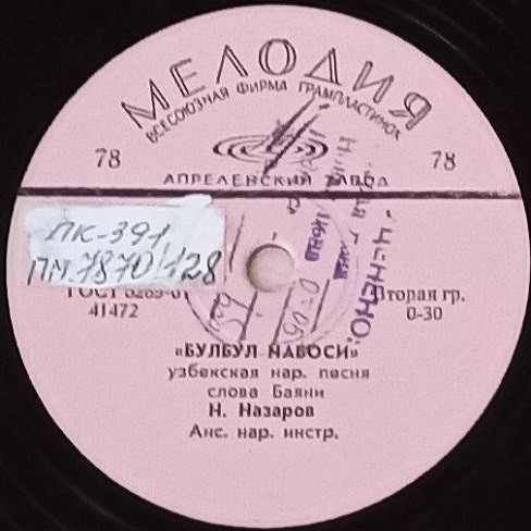 Н. Назаров - Бормисан / Булбул навоси