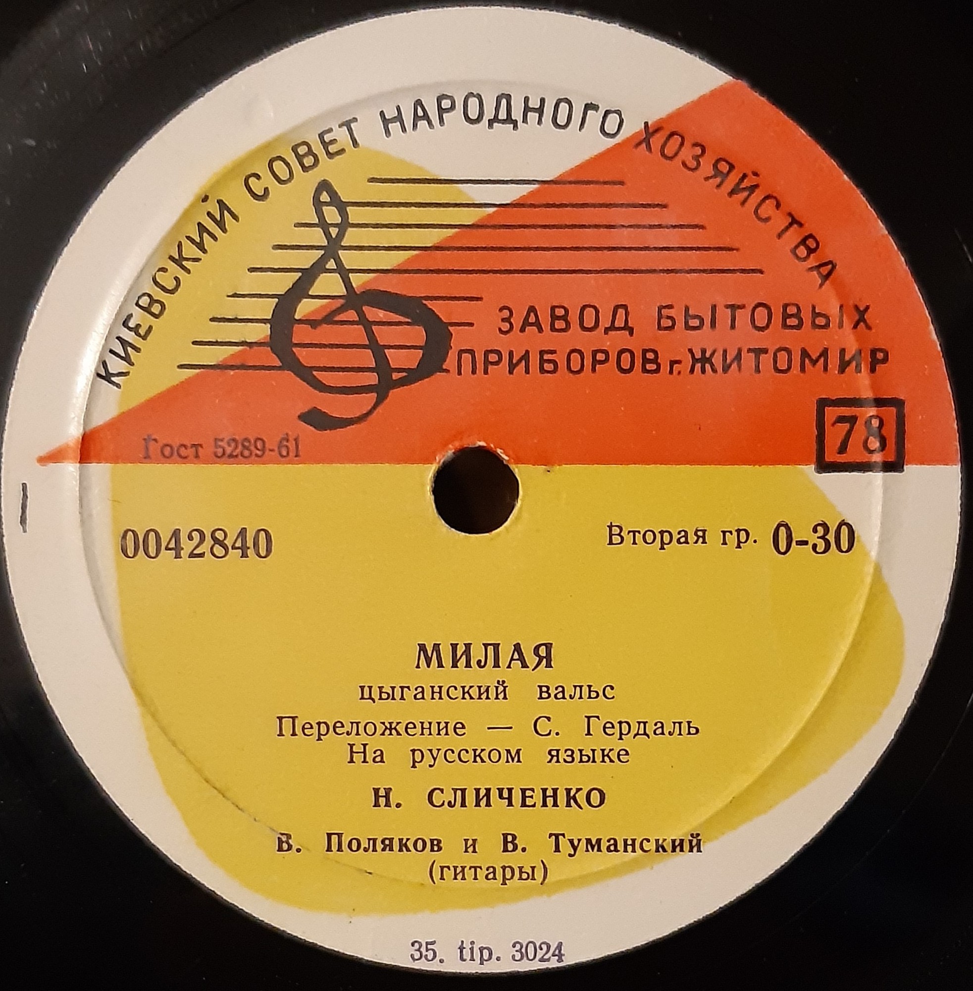 Николай Сличенко — Замурдынэ / Милая