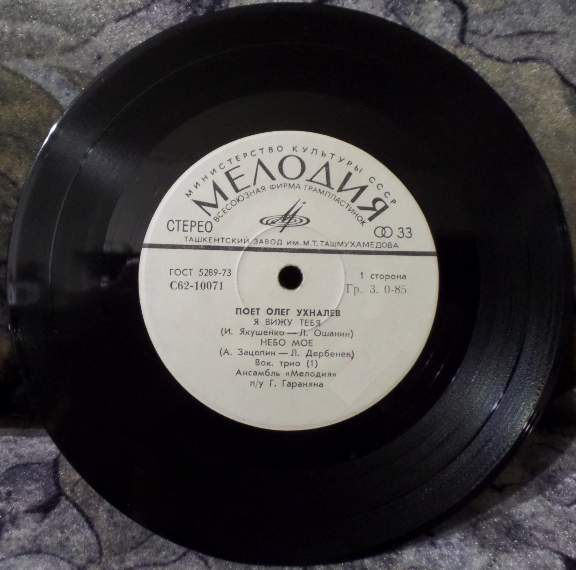 Поёт Олег Ухналёв