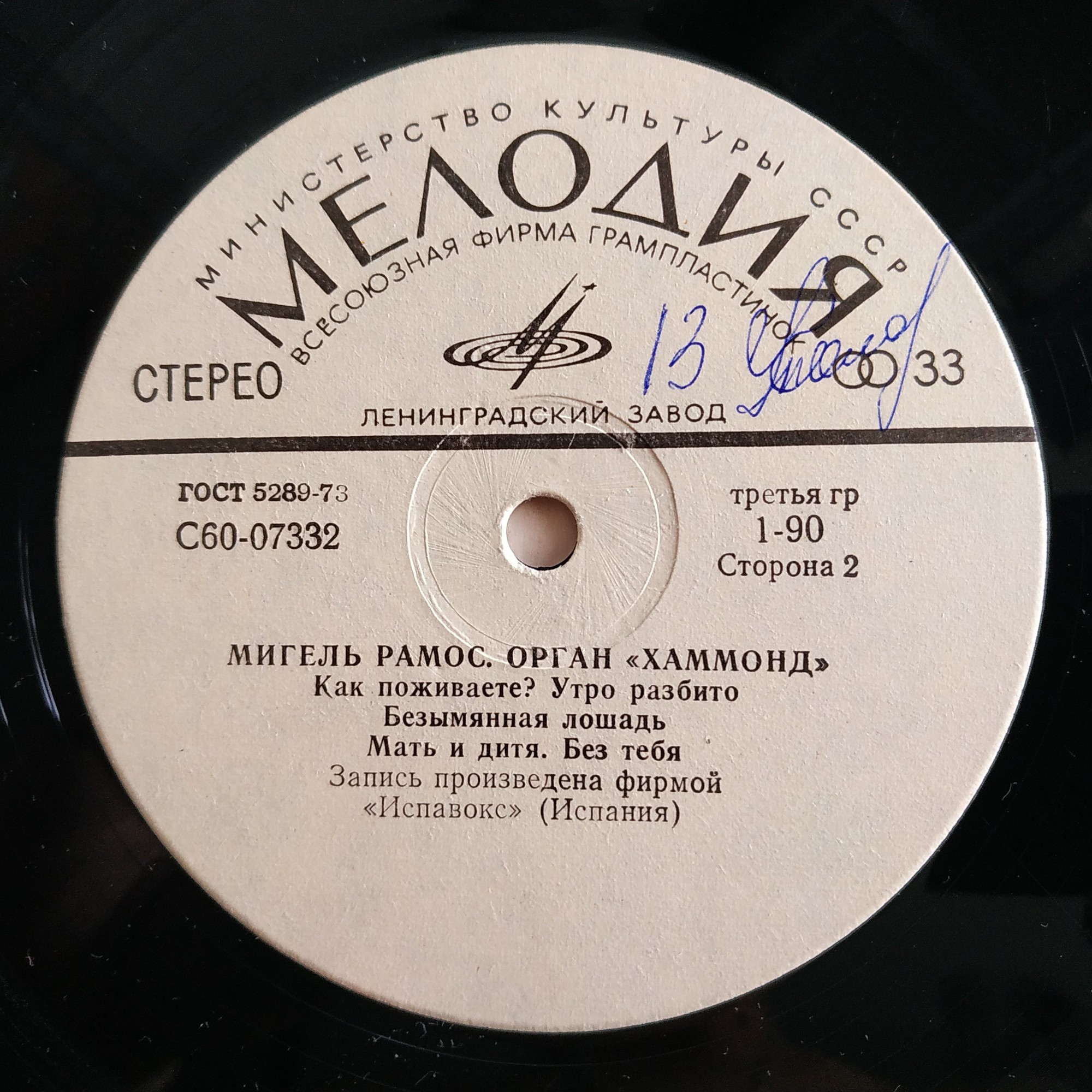 Мигель РАМОС (орган «Хаммонд»)