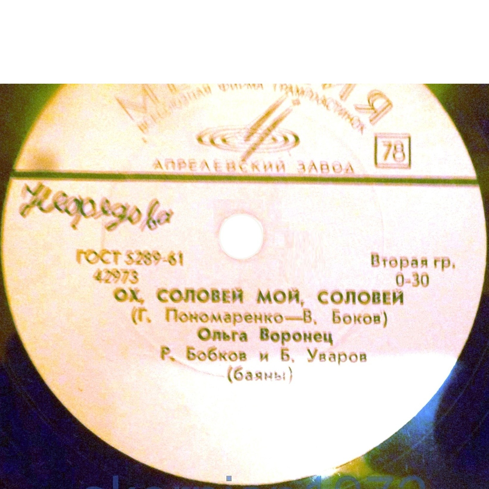 Ольга Воронец - Ох, соловей мой, соловей / Гармошечка-говорушечка