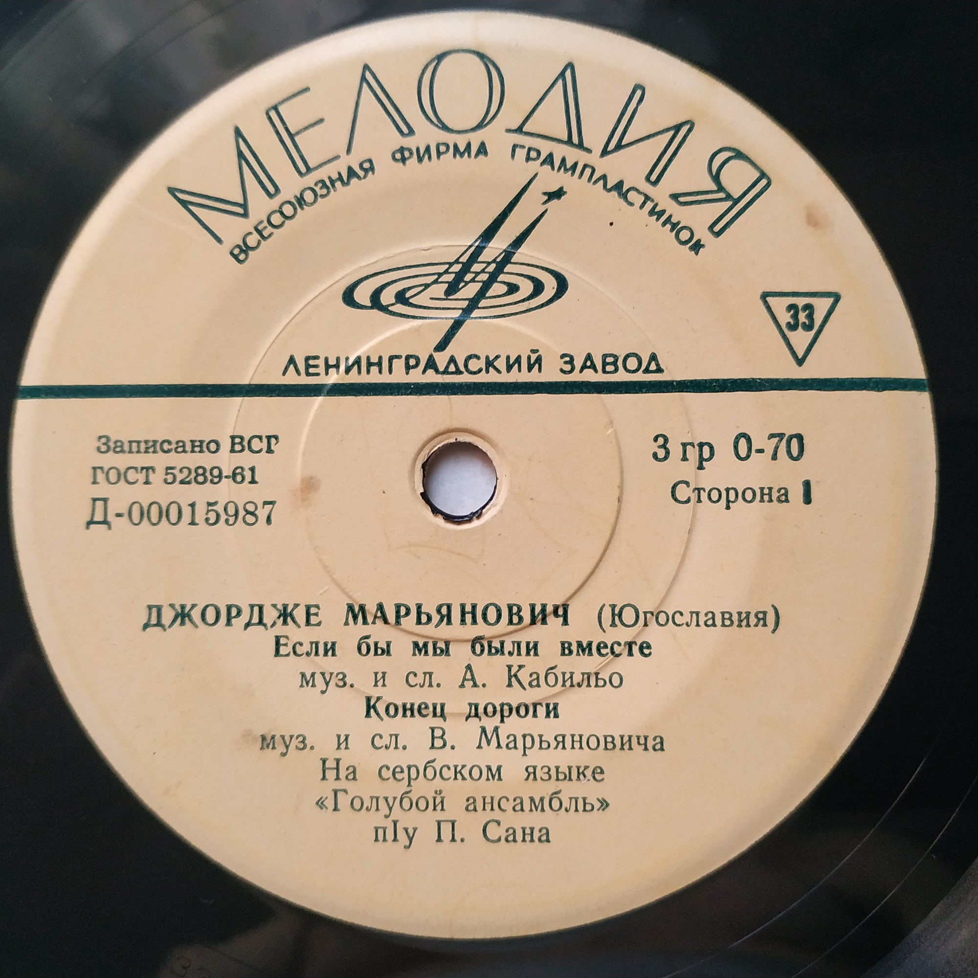 МАРЬЯНОВИЧ Джордже (Югославия)