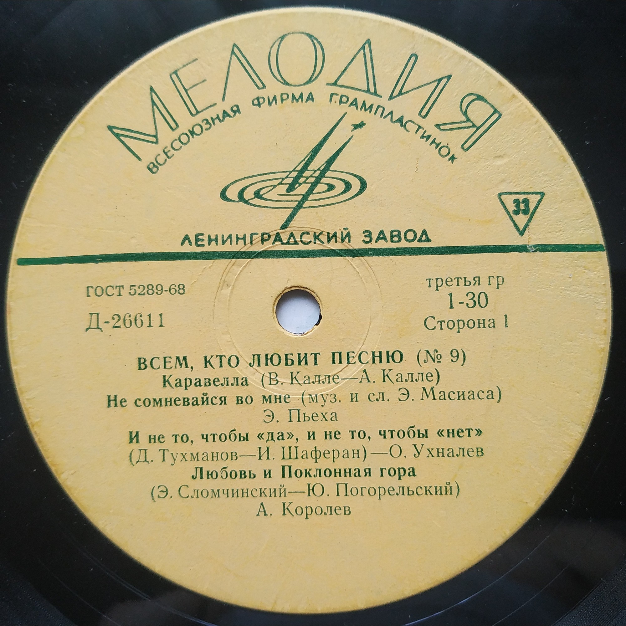 Всем, кто любит песню (№ 9)