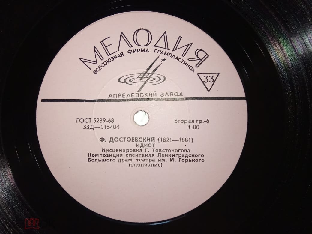 Ф. М. Достоевский. Идиот. Композиция спектакля Ленинградского Большого драматического театра им. М. Горького