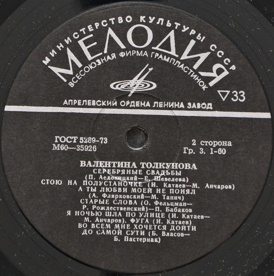 Валентина Толкунова