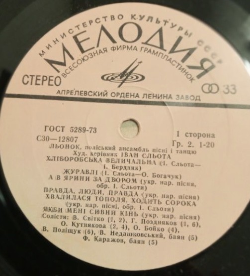 ПОЛЕССКИЙ АНСАМБЛЬ ПЕСНИ И ТАНЦА «ЛЬОНОК», худ. рук. Иван Слёта