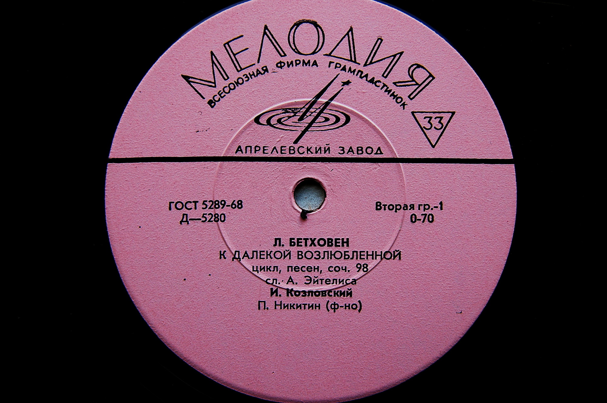 Л. БЕТХОВЕН, Ф. ШУБЕРТ. Поет И. Козловский