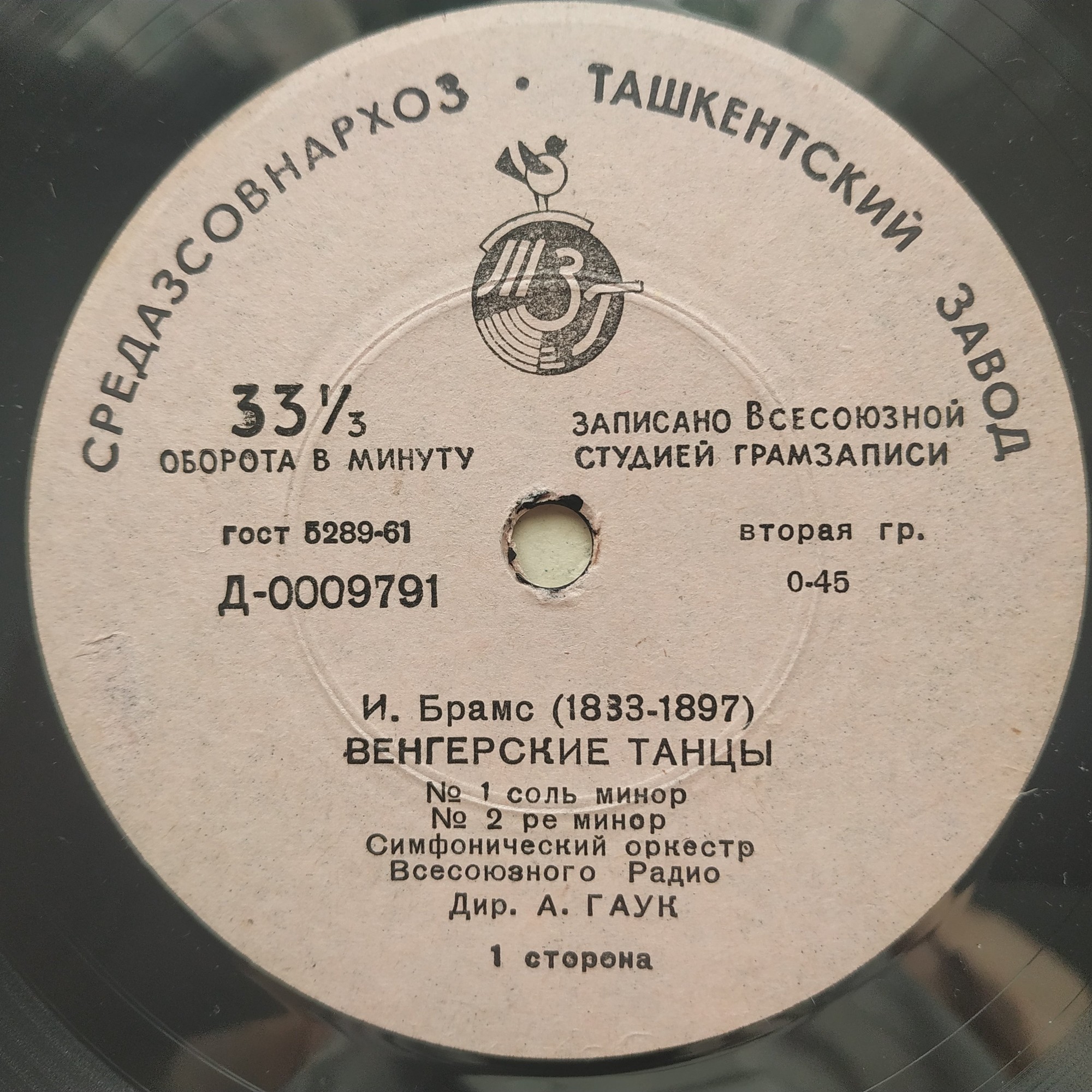 И. БРАМС (1833–1897): Венгерские танцы (А. Гаук)