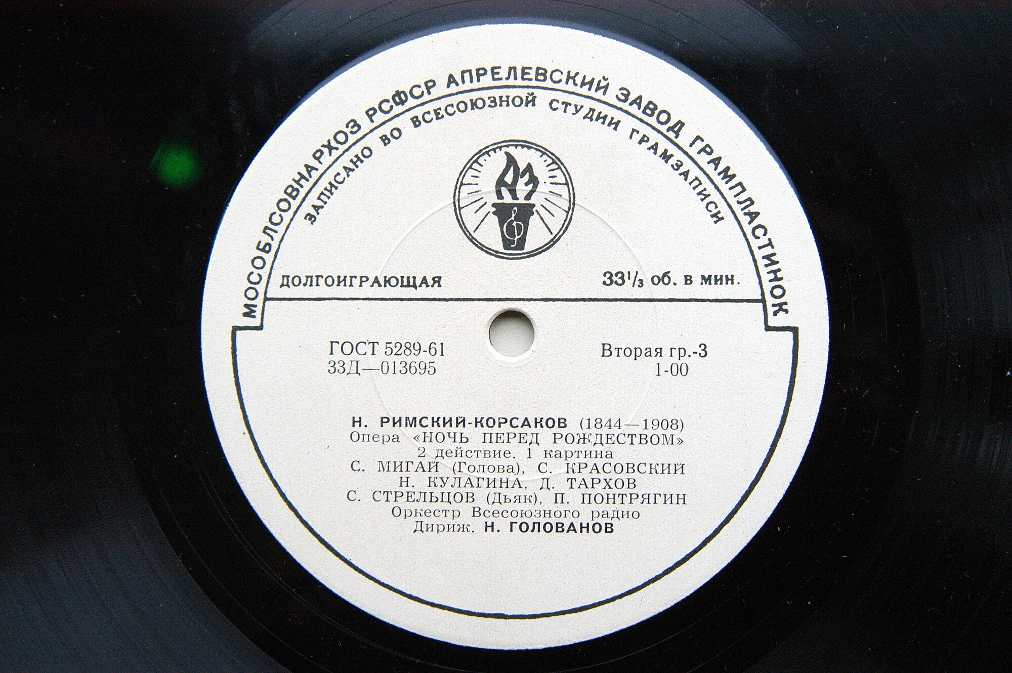 Н. РИМСКИЙ-КОРСАКОВ (1844—1908)  «Ночь перед Рождеством», опера в 4 действиях