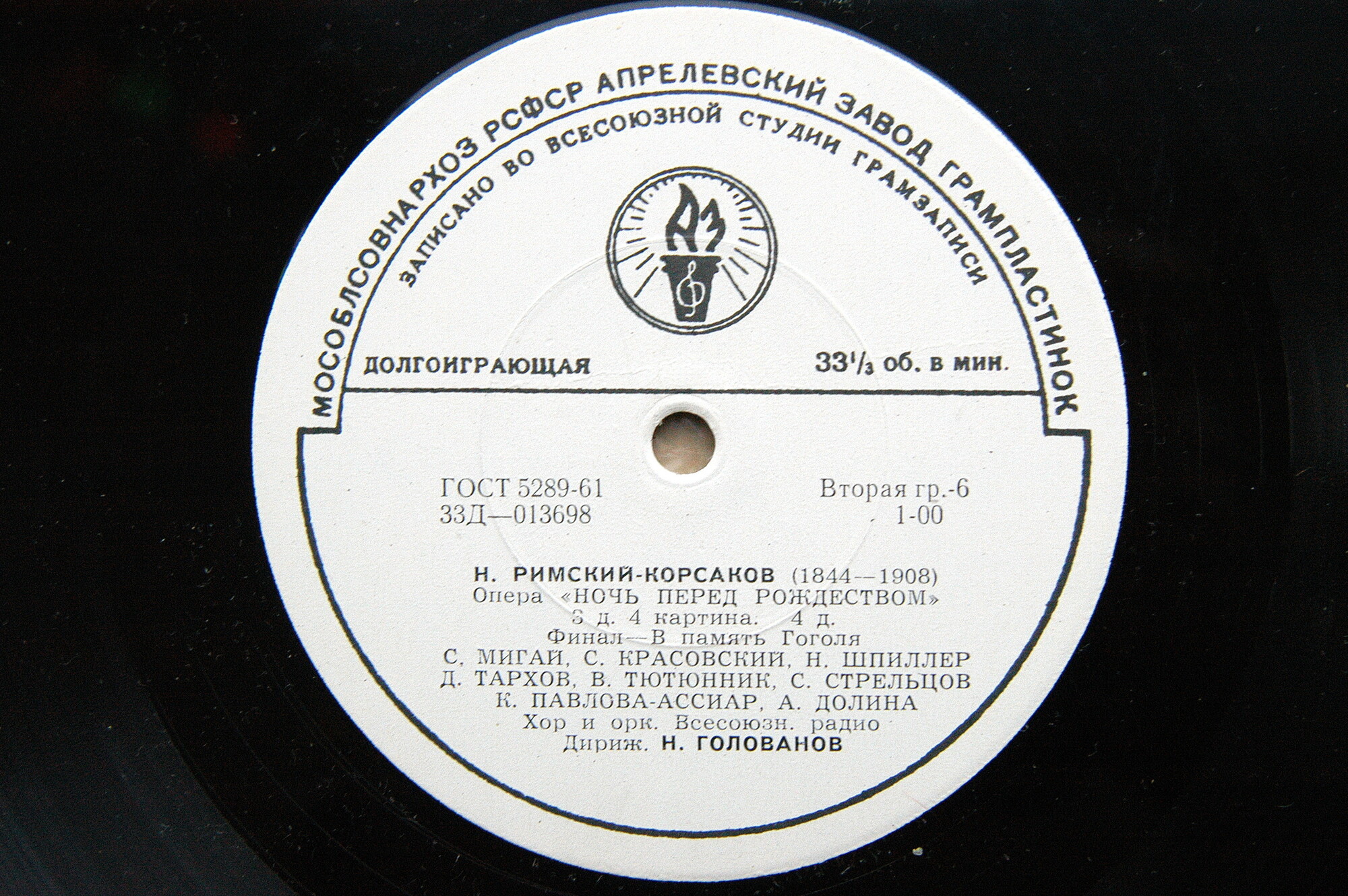 Н. РИМСКИЙ-КОРСАКОВ (1844—1908)  «Ночь перед Рождеством», опера в 4 действиях