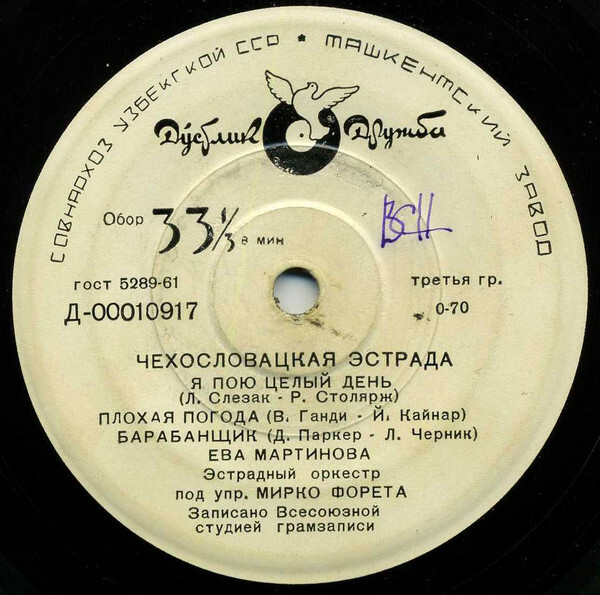 ЧЕХОСЛОВАЦКАЯ ЭСТРАДА