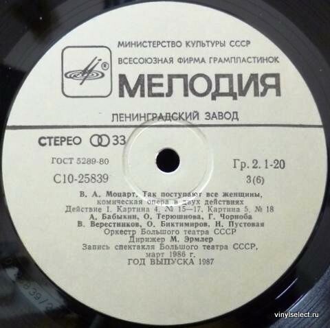 В. А. МОЦАРТ - Так поступают все женщины, комическая опера