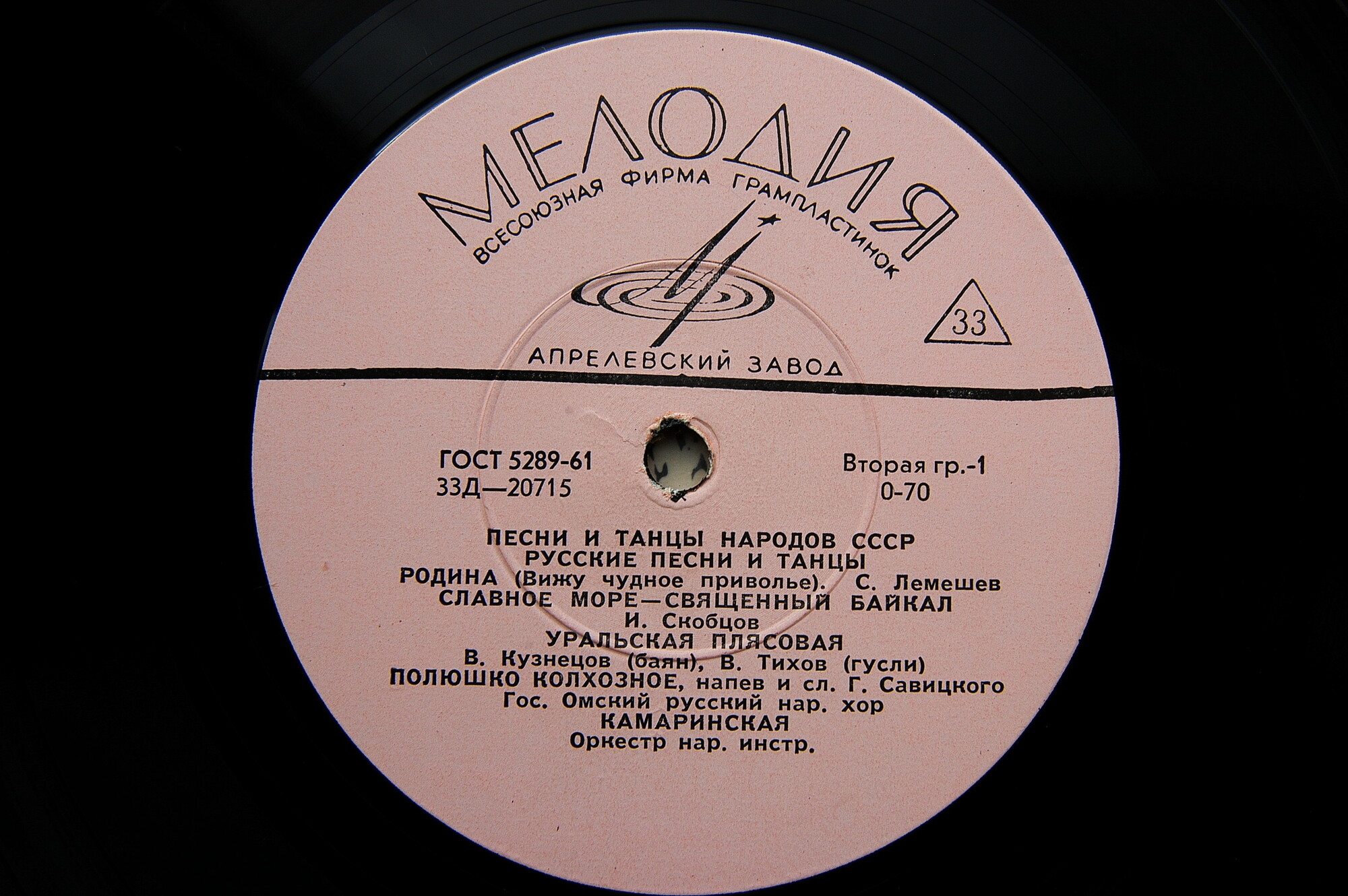 Песни и танцы народов СССР