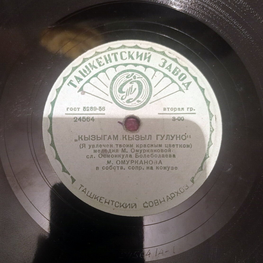 М. ОМУРКАНОВА в собственном сопровождении на комузе