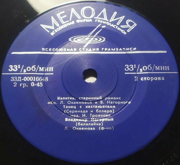 Владимир НАГОРНЫЙ (балалайка)