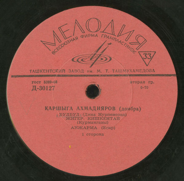 Каршыга АХМАДИЯРОВ (домбра)