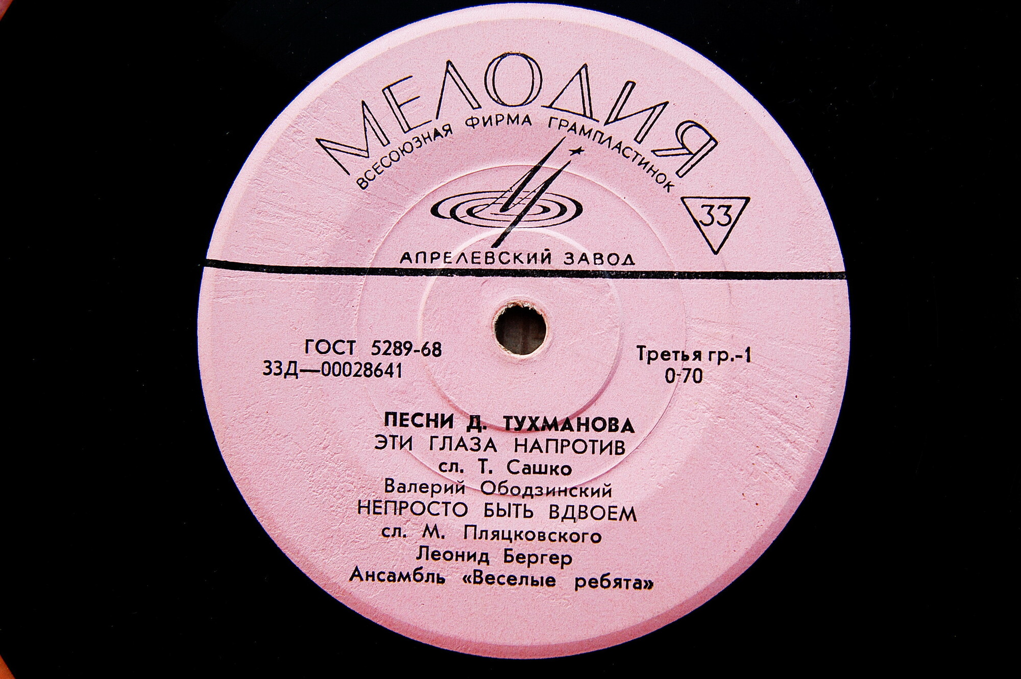 Песни Д. Тухманова