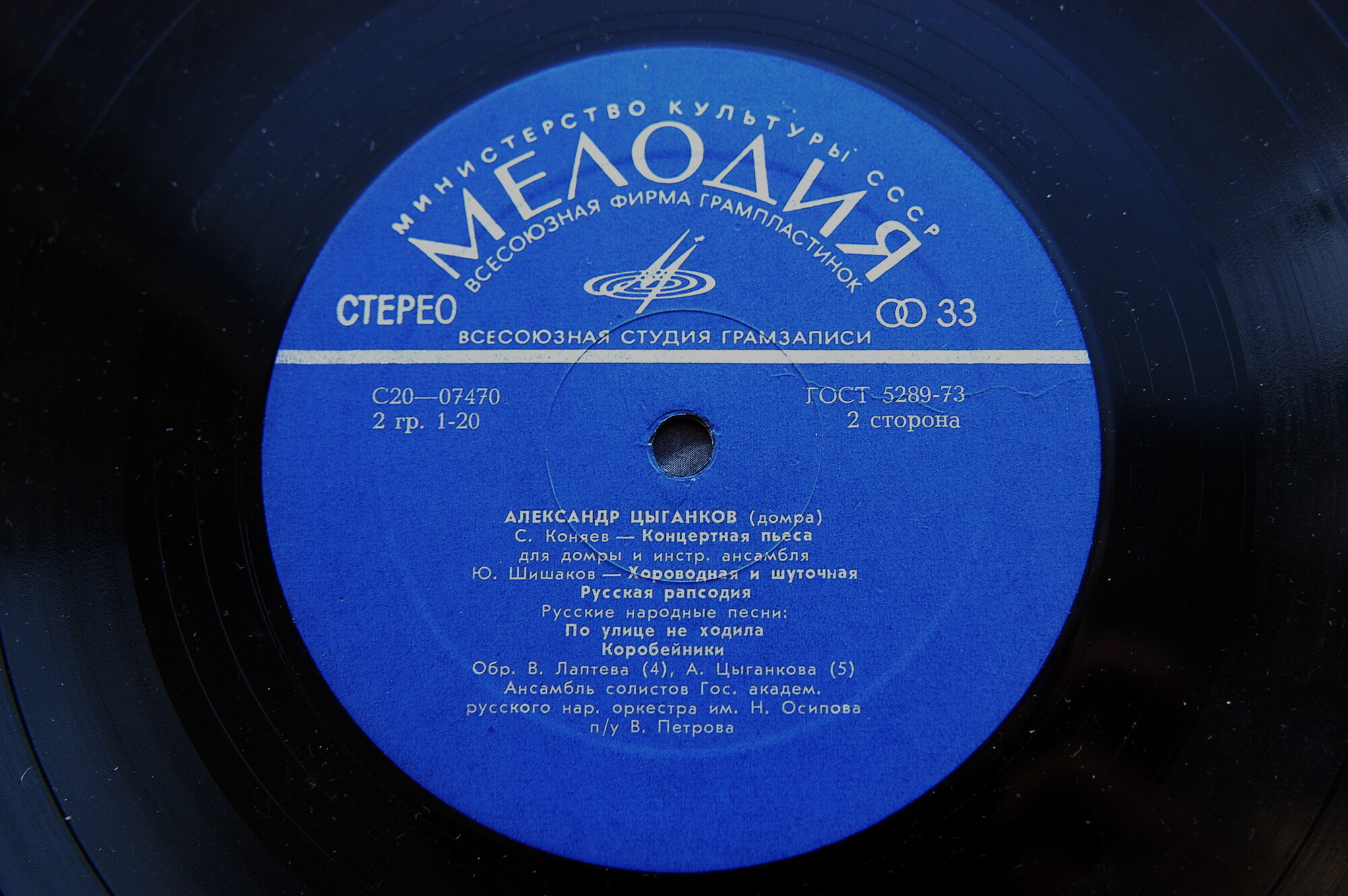 Александр ЦЫГАНКОВ (домра)