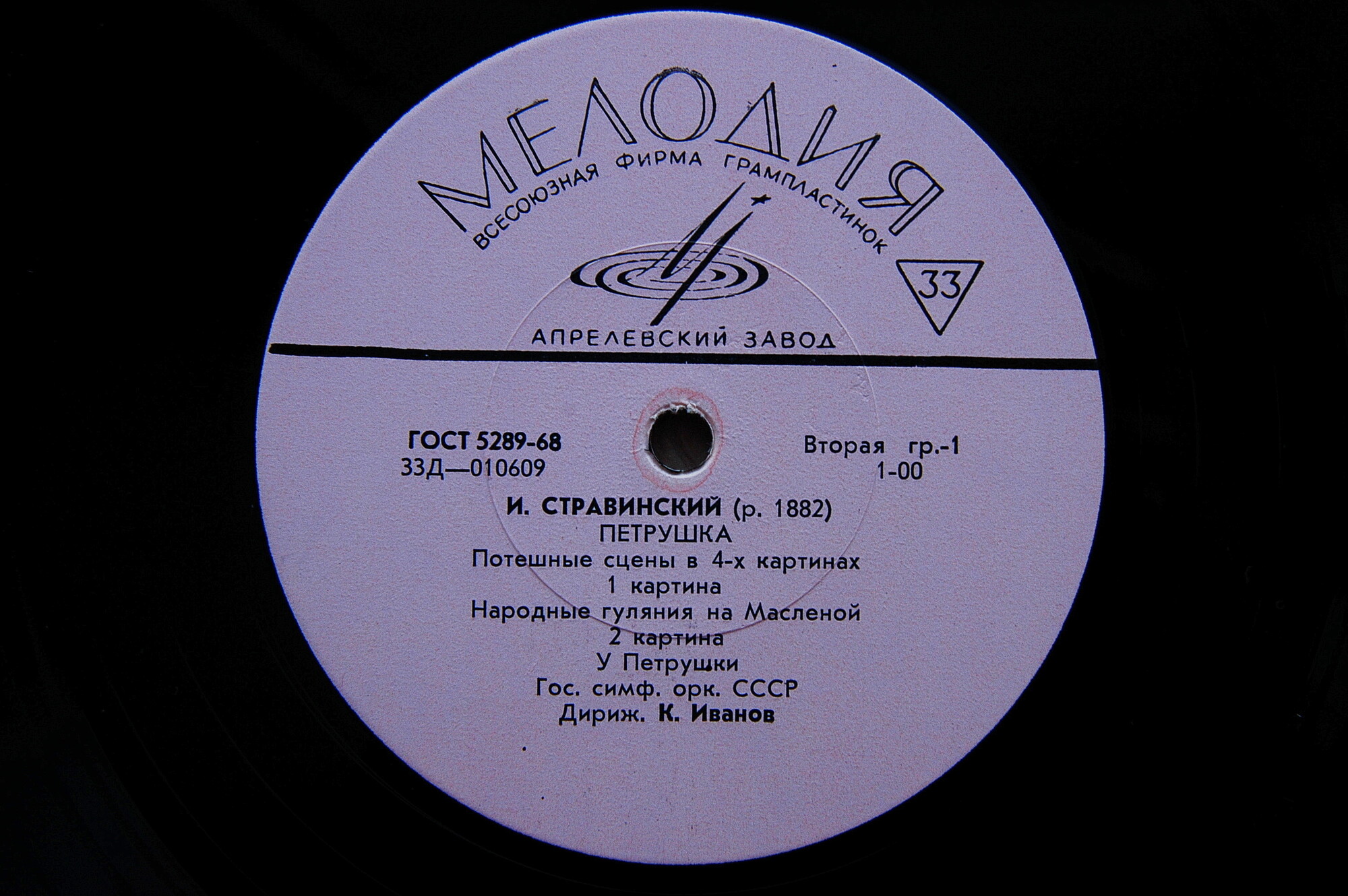 И. СТРАВИНСКИЙ (1882–1971): «Петрушка», потешные сцены в 4-х картинах (К. Иванов)