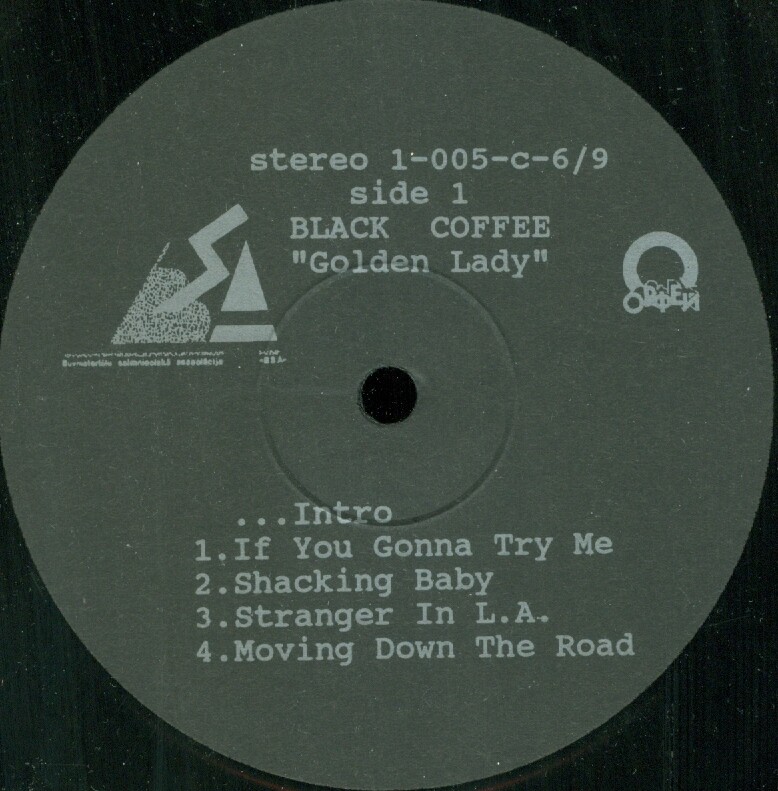Группа "ЧЁРНЫЙ КОФЕ". Golden Lady
