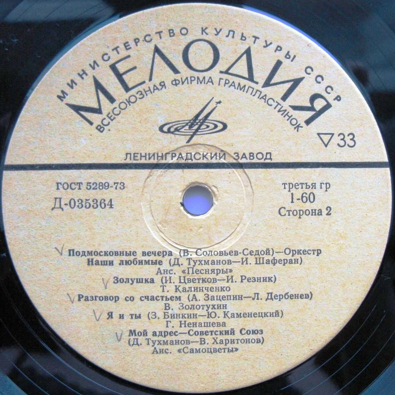 Разговор со счастьем. Эстрадные песни