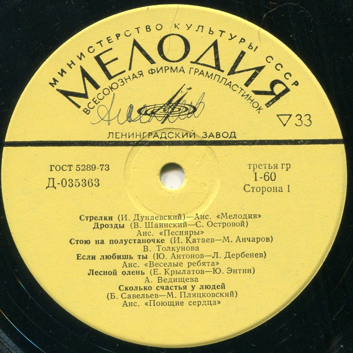 Разговор со счастьем. Эстрадные песни