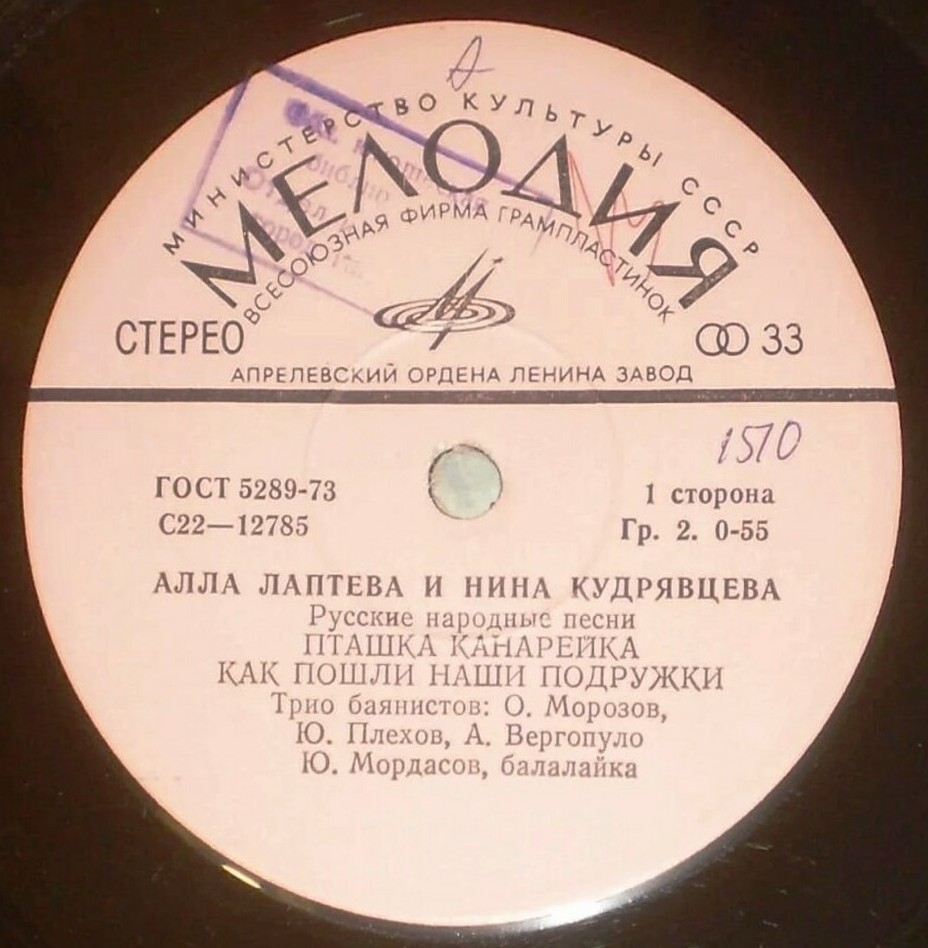 Алла Лаптева и Нина Кудрявцева