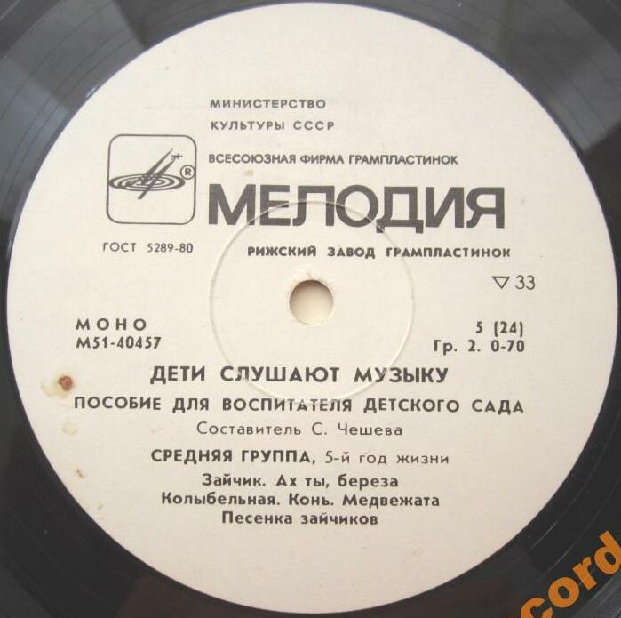 ДЕТИ СЛУШАЮТ МУЗЫКУ (Первая часть)