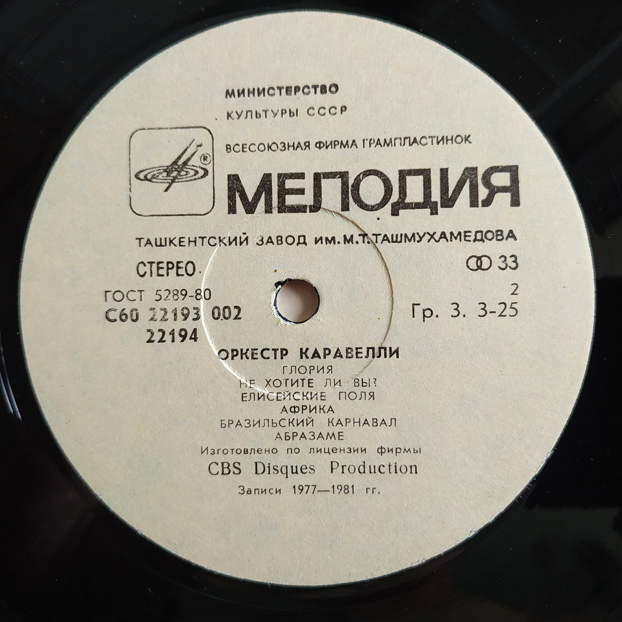 ОРКЕСТР КАРАВЕЛЛИ (Caravelli Orchestra)