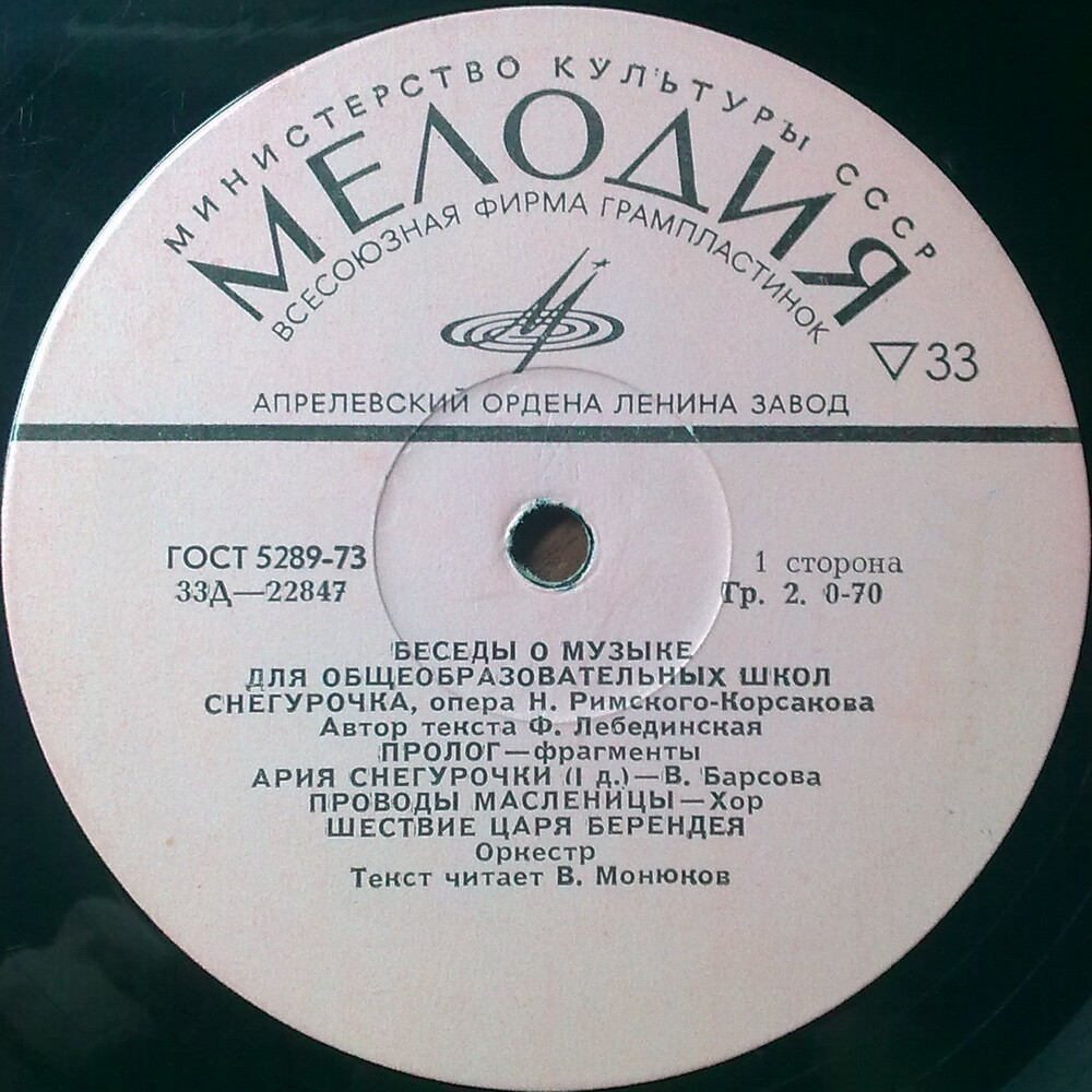 БЕСЕДЫ О МУЗЫКЕ ДЛЯ ОБЩЕОБРАЗОВАТЕЛЬНЫХ ШКОЛ. Н. Римский-Корсаков. Опера "Снегурочка"