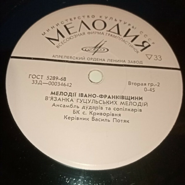 МЕЛОДИИ ИВАНО-ФРАНКОВЩИНЫ