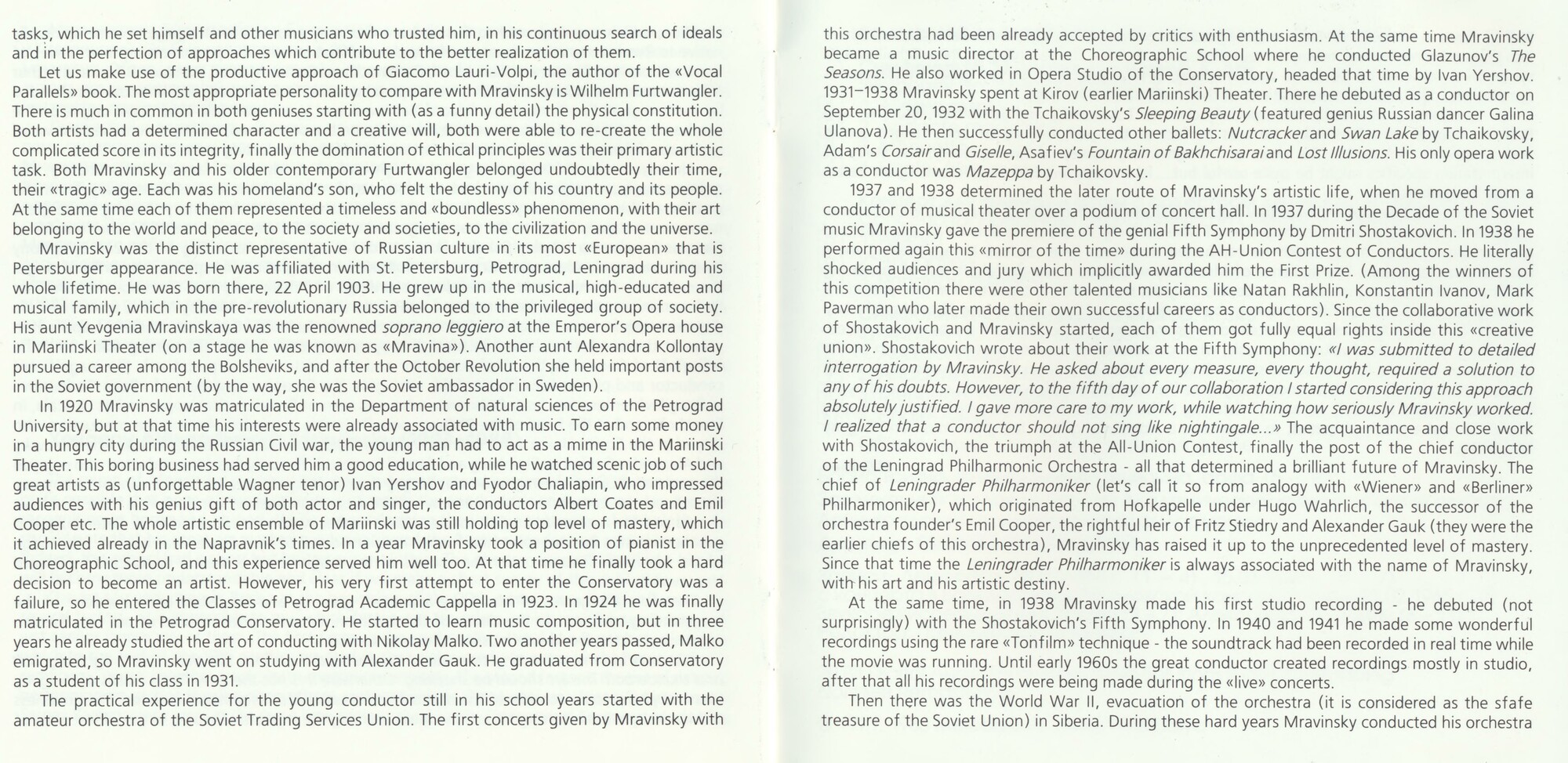 Евгений МРАВИНСКИЙ. Том 1