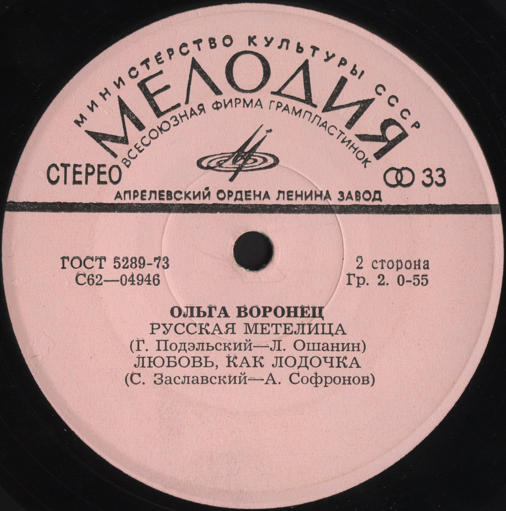 Ольга ВОРОНЕЦ. Песни из к/ф "Мачеха"