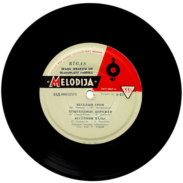 Хоровая студия "Пионерия", рук. Г. Струве