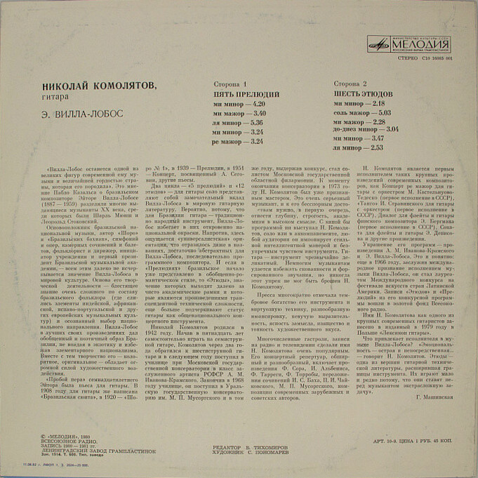 Николай КОМОЛЯТОВ (гитара)