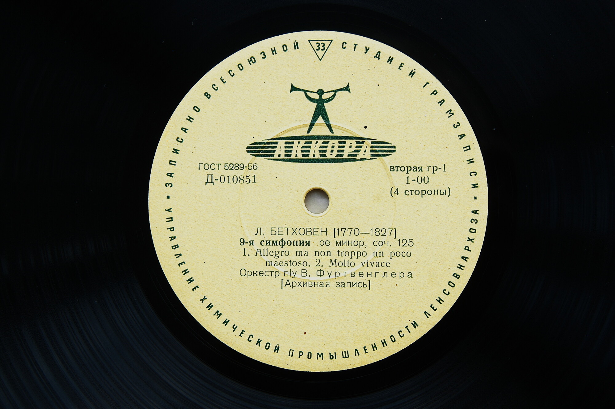 Л. Бетховен: Девятая симфония; И. Брамс: Вариации на тему Гайдна (В. Фуртвенглер)