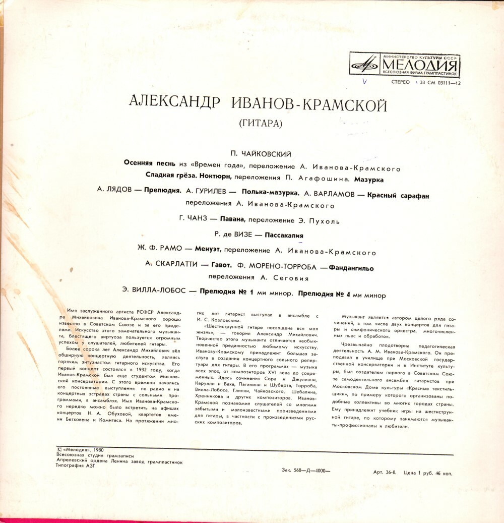 Александр Иванов-Крамской (гитара)