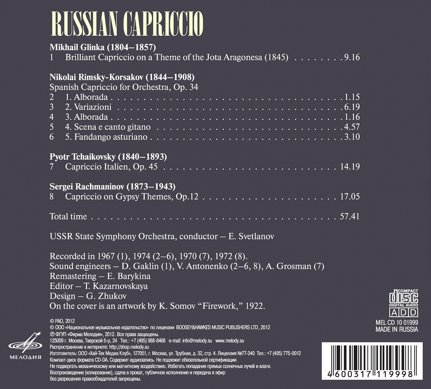 RUSSIAN CAPRICCIO