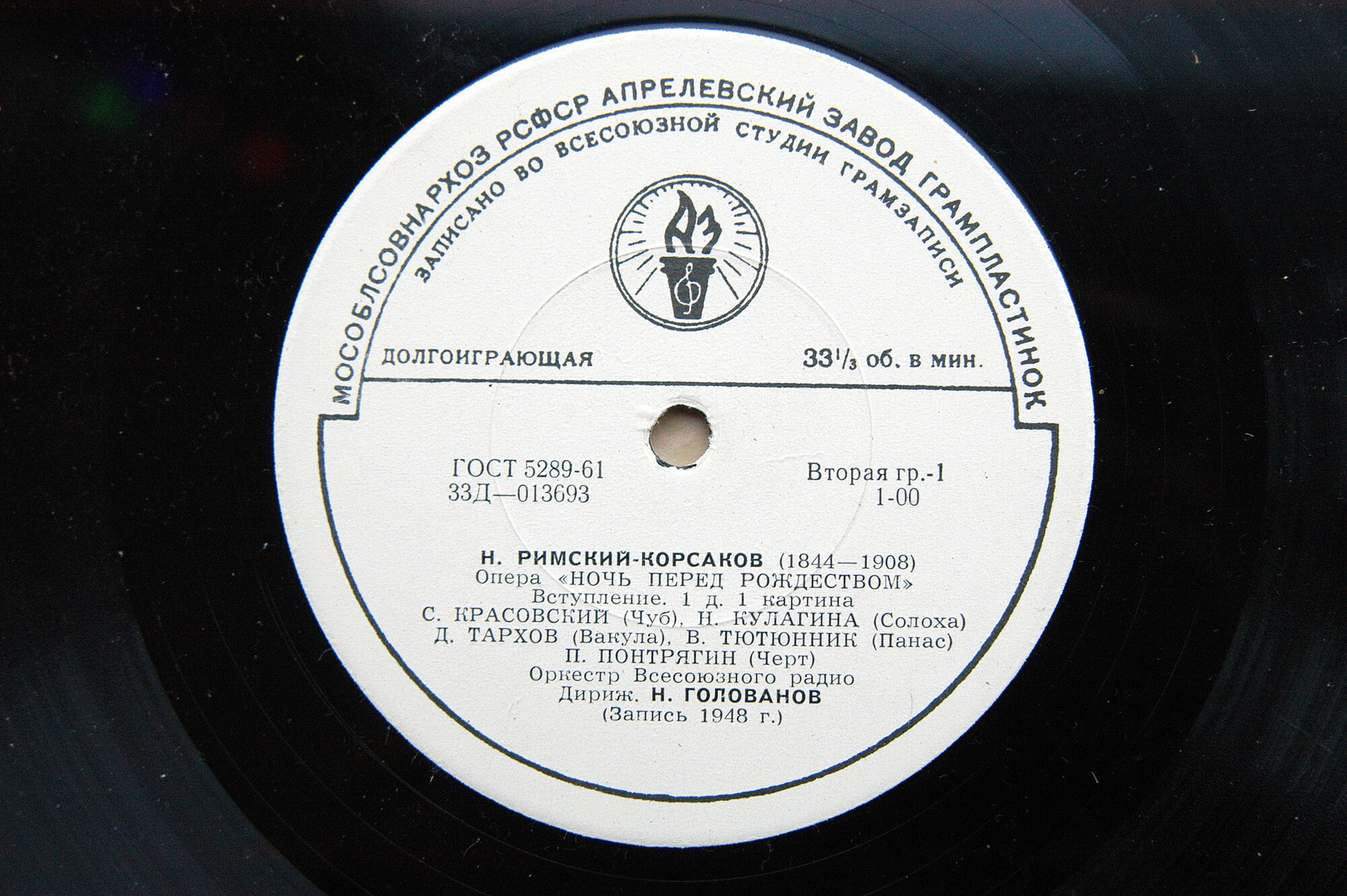 Н. РИМСКИЙ-КОРСАКОВ (1844—1908)  «Ночь перед Рождеством», опера в 4 действиях
