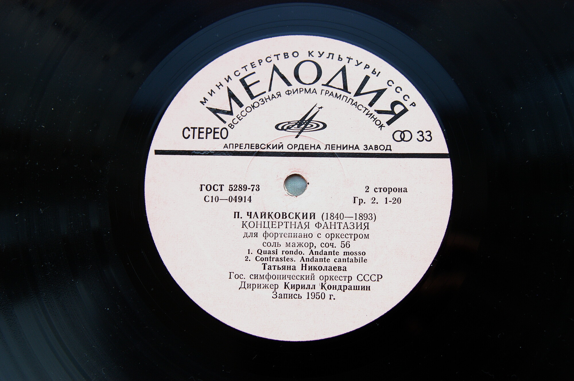 П. ЧАЙКОВСКИЙ