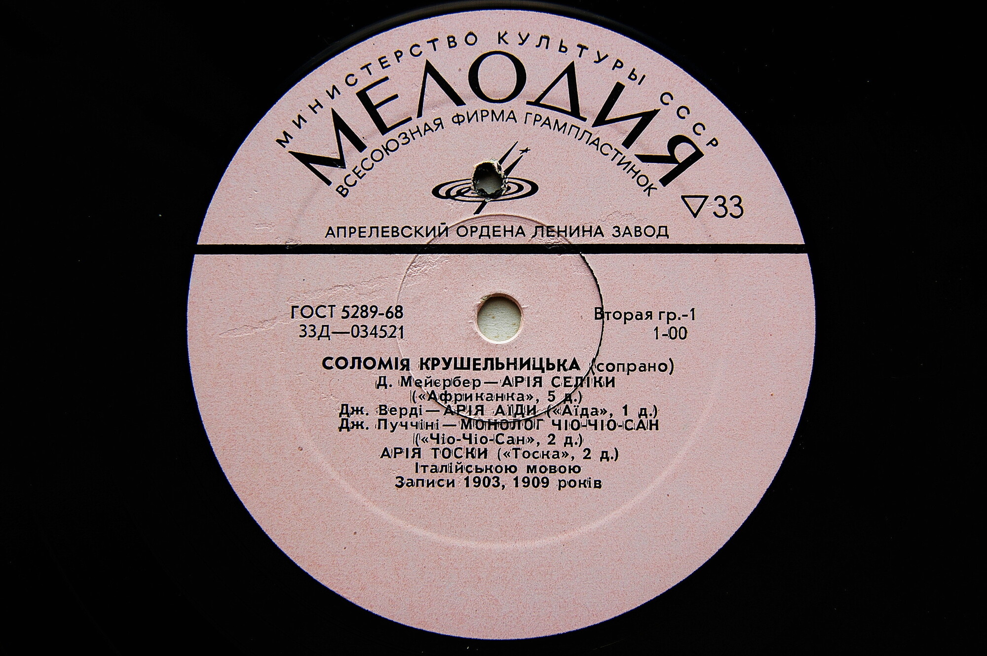 Соломiя Крушельницька (сопрано). До сторiччя з дня народження