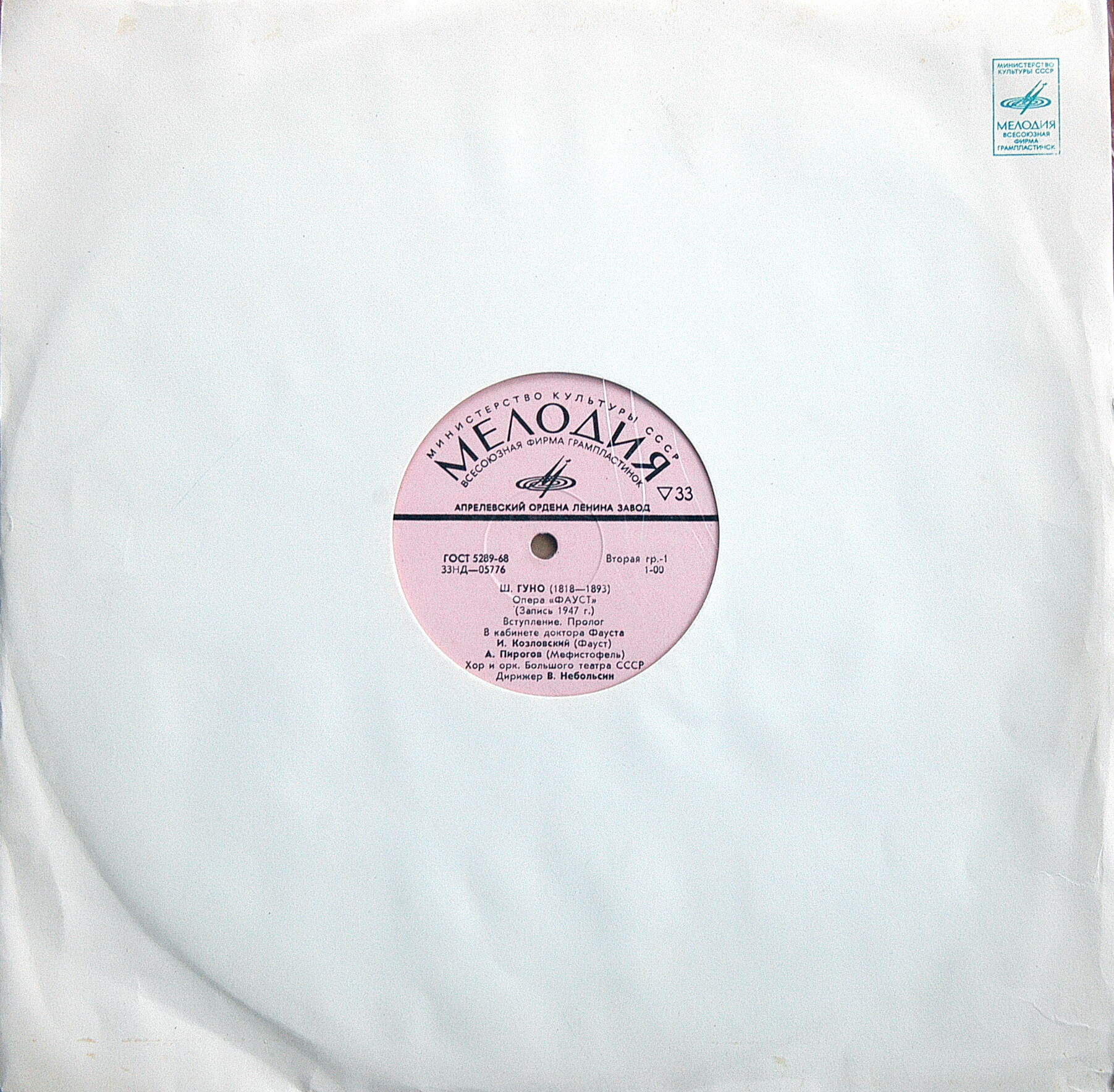 Ш. Гуно. Опера «Фауст»