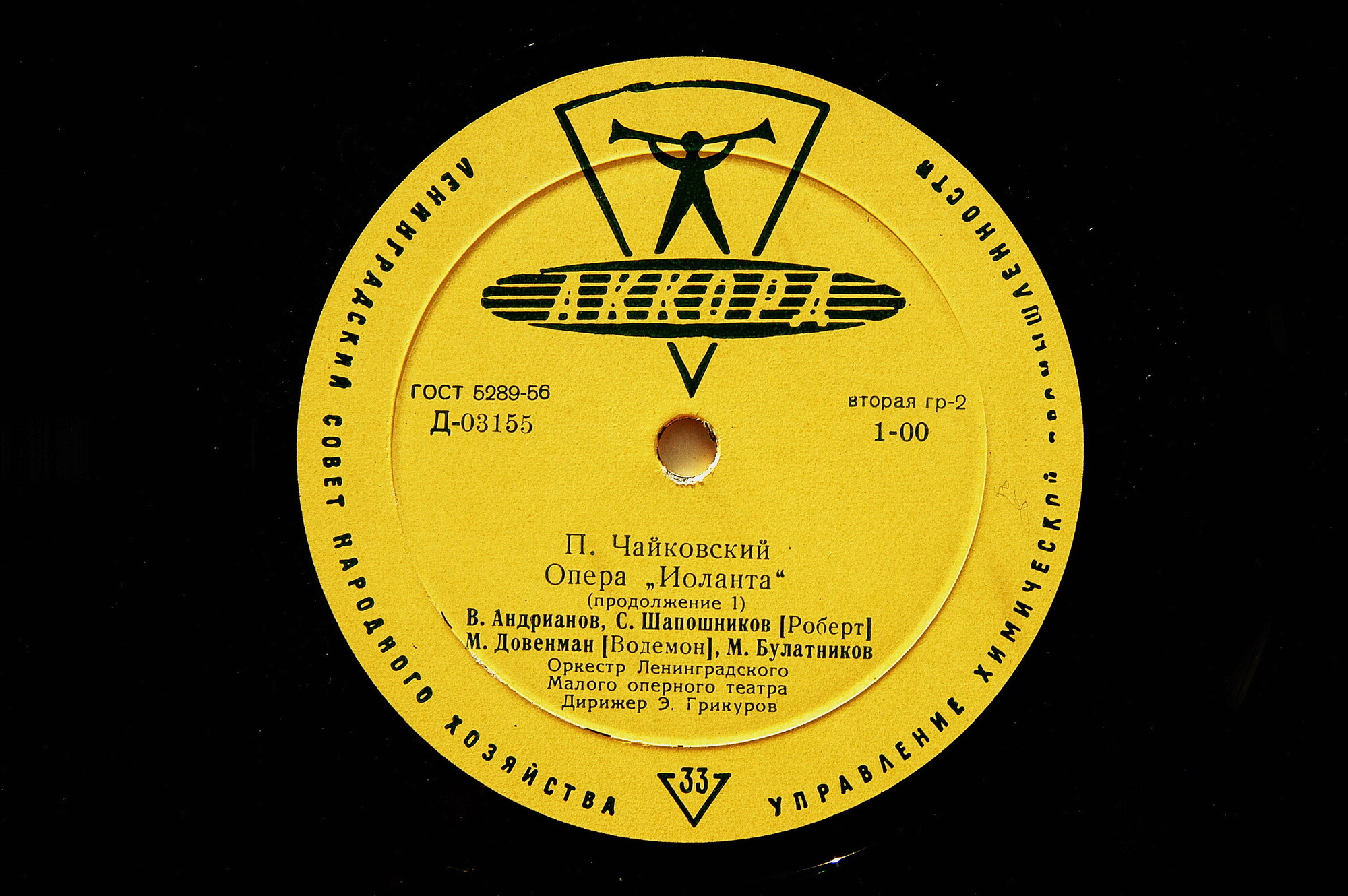 П. И. ЧАЙКОВСКИЙ: «Иоланта», опера в 1 действии (Э. Грикуров)