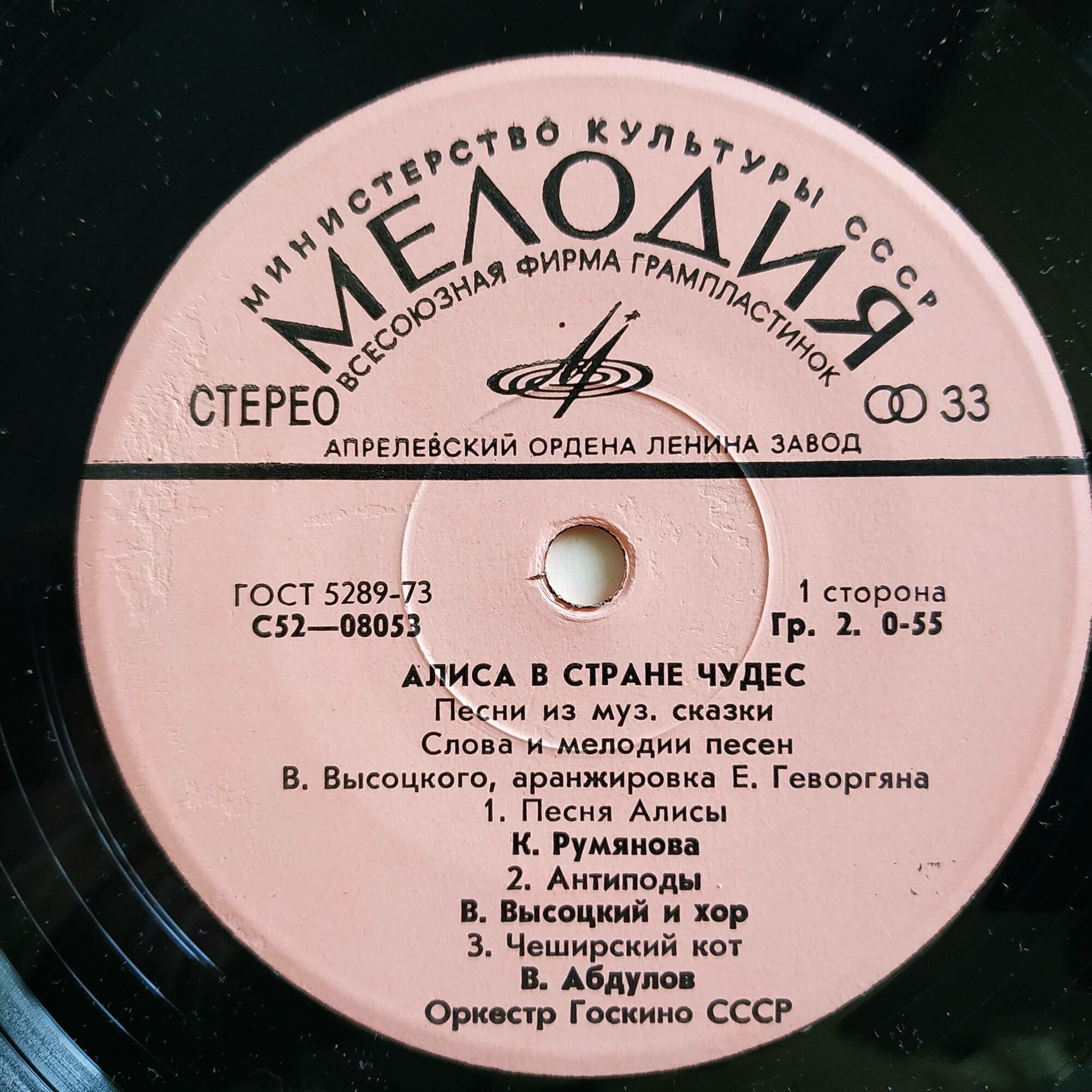 «Алиса в стране чудес». Песни из музыкальной сказки